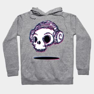 Skull with Headphone Hoodie